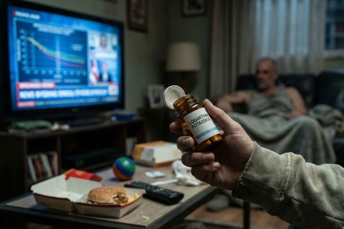 Losartana é o genérico mais vendido do Brasil e simboliza um país com pressão alta e hipertensão em massa, problema de saúde pública que aumenta o risco silencioso de insuficiência renal.