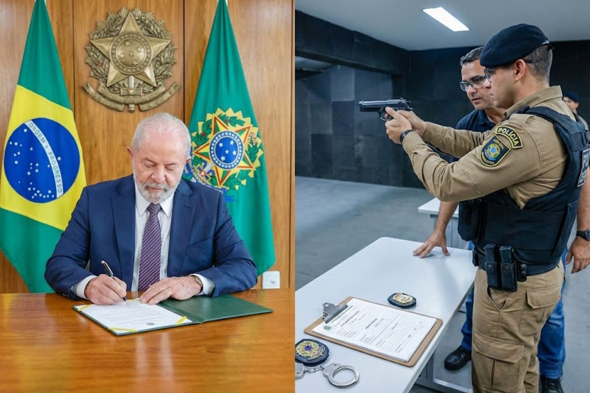 Lei sancionada por Lula amplia porte de arma à polícia legislativa, preserva exame psicológico e mantém controle do Estatuto do Desarmamento.