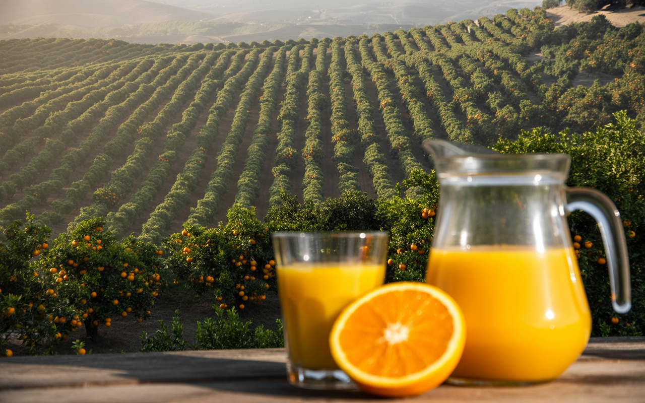 Maior produção de laranja do mundo está concentrada no interior de São Paulo: milhões de toneladas por safra, fazendas que parecem cidades e um cinturão agrícola que domina o suco do planeta