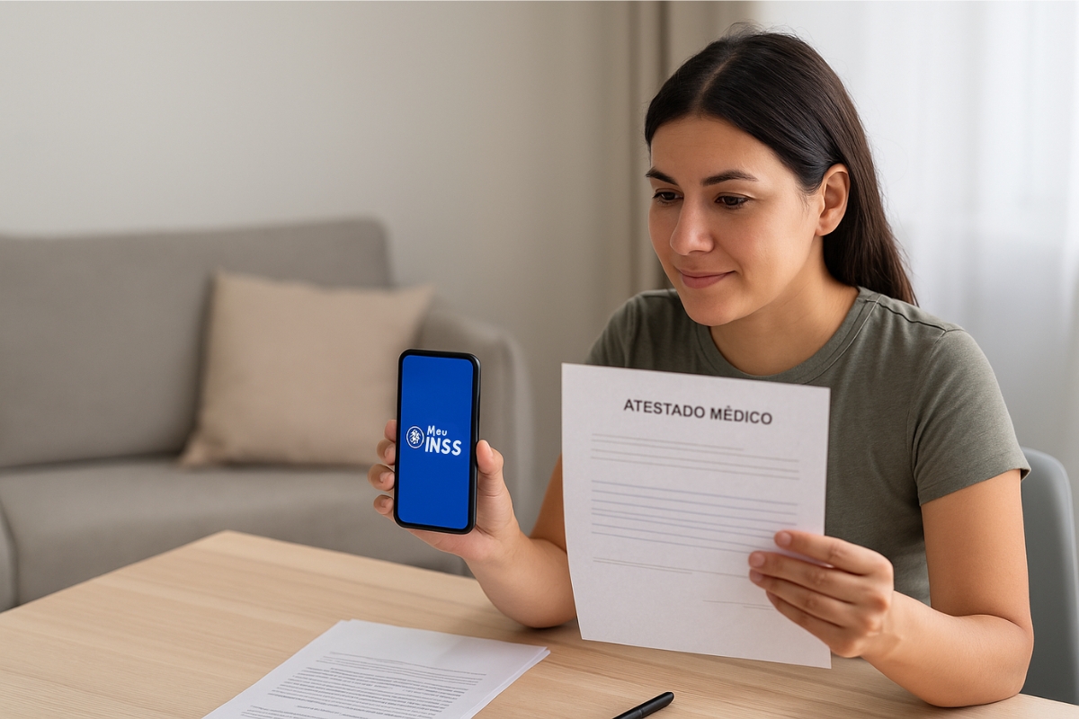 Em 2025, afastamentos de até dois meses podem virar auxílio-doença sem ida à agência. O pedido é digital no Meu INSS e a perícia só entra na prorrogação