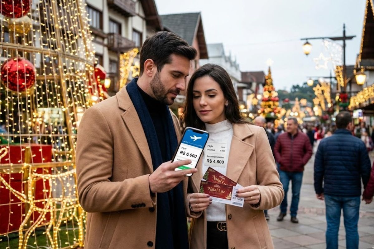 Descubra quanto custa o Natal Luz e a viagem para Gramado com hospedagem em Gramado e passagens aéreas para Gramado no fim de ano.