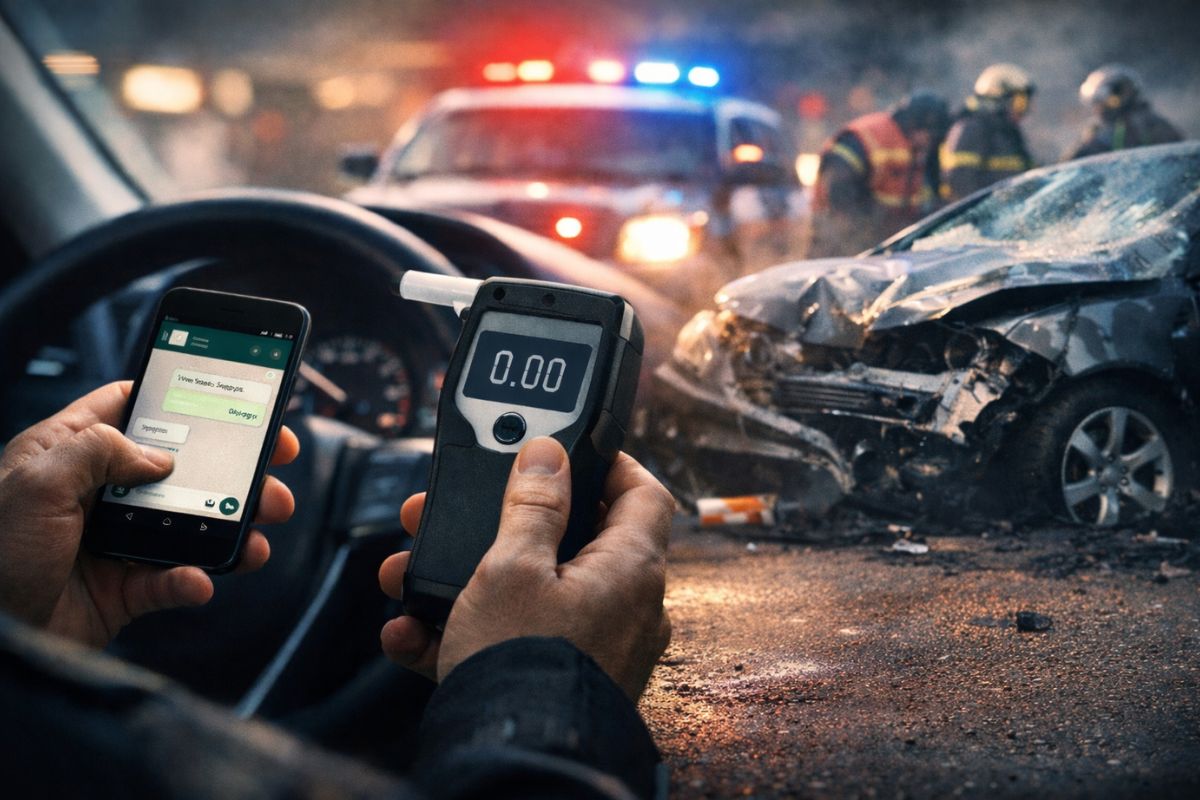 nova lei de trânsito 2026 zera celular ao volante, equipara a dirigir bêbado, torna infração gravíssima com sete pontos na CNH e multa alta.