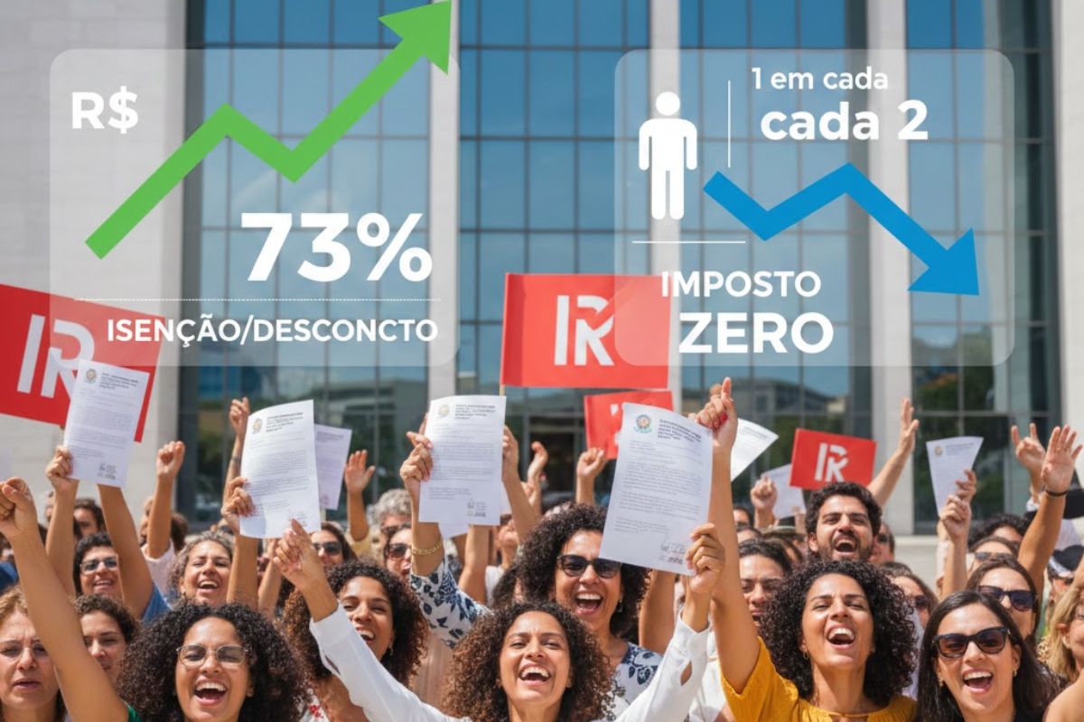 Novo imposto de renda garante isenção, desconto e mudança na alíquota, beneficiando milhões de professores com mais dinheiro no bolso.