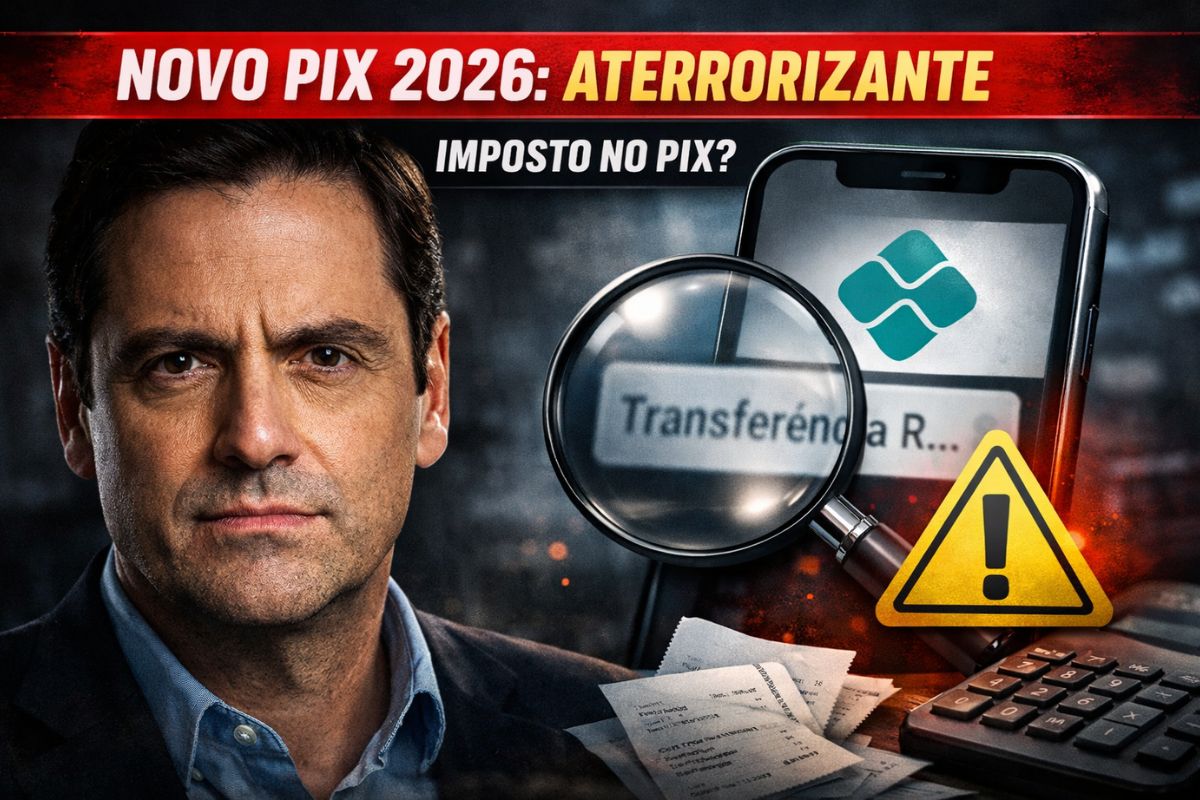 novo PIX em 2026 preocupa ao ligar renda omitida, ajuda da família e cada transferência bancária ao radar da Receita Federal.