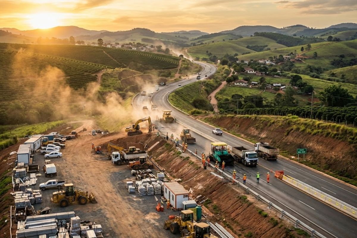 Obras na MG-290 entre Borda da Mata e Jacutinga melhoram a segurança viária, criam empregos e aceleram a economia no Sul de Minas até 2026.
