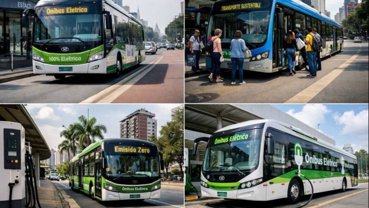 Programa vai financiar 540 ônibus elétricos, impulsionar a descarbonização e transformar a mobilidade urbana no transporte público.