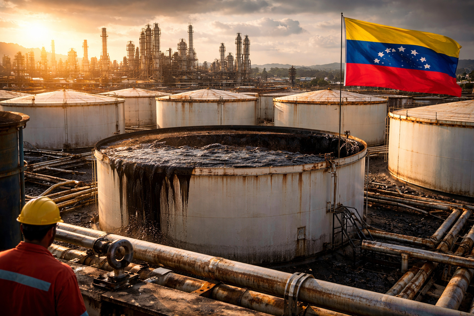 Petróleo e limites logísticos agravam crise na Venezuela