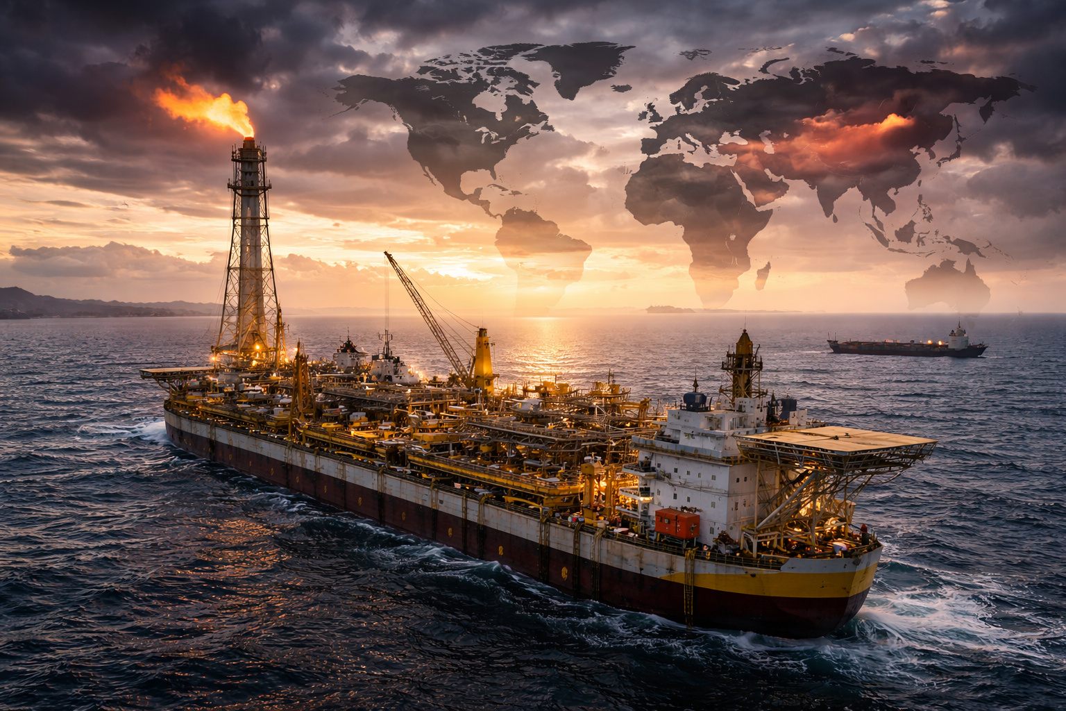 Petróleo reage a riscos de oferta e segue sensível ao cenário geopolítico global