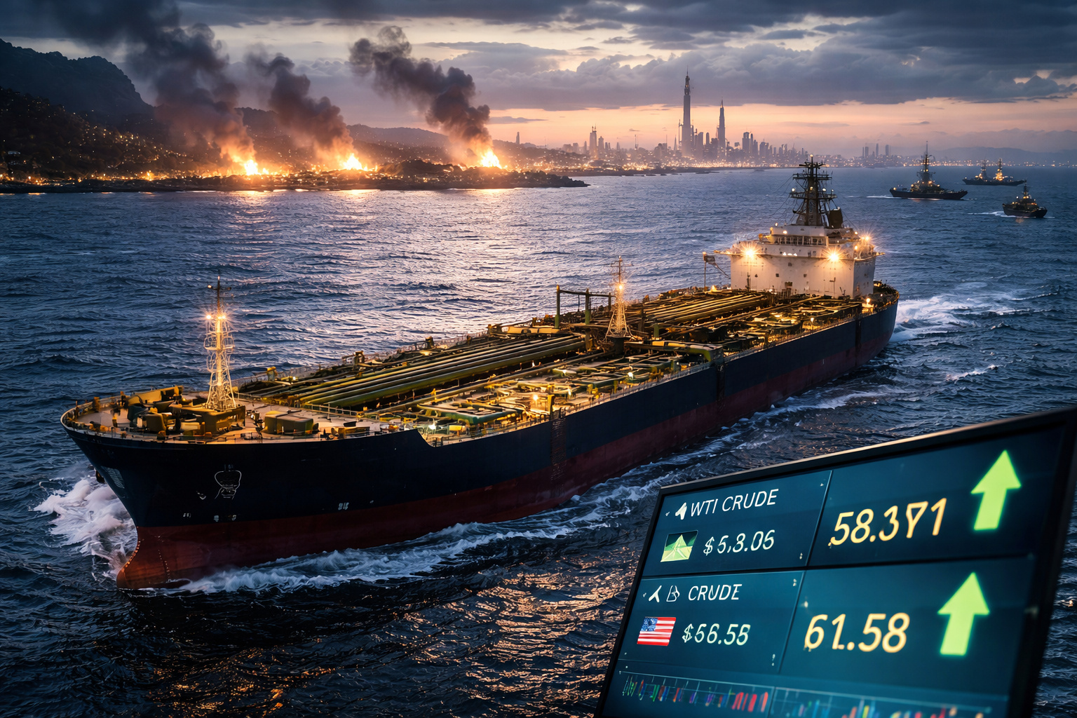 Petróleo reage a tensões globais e volta a subir em meio a sanções e conflitos