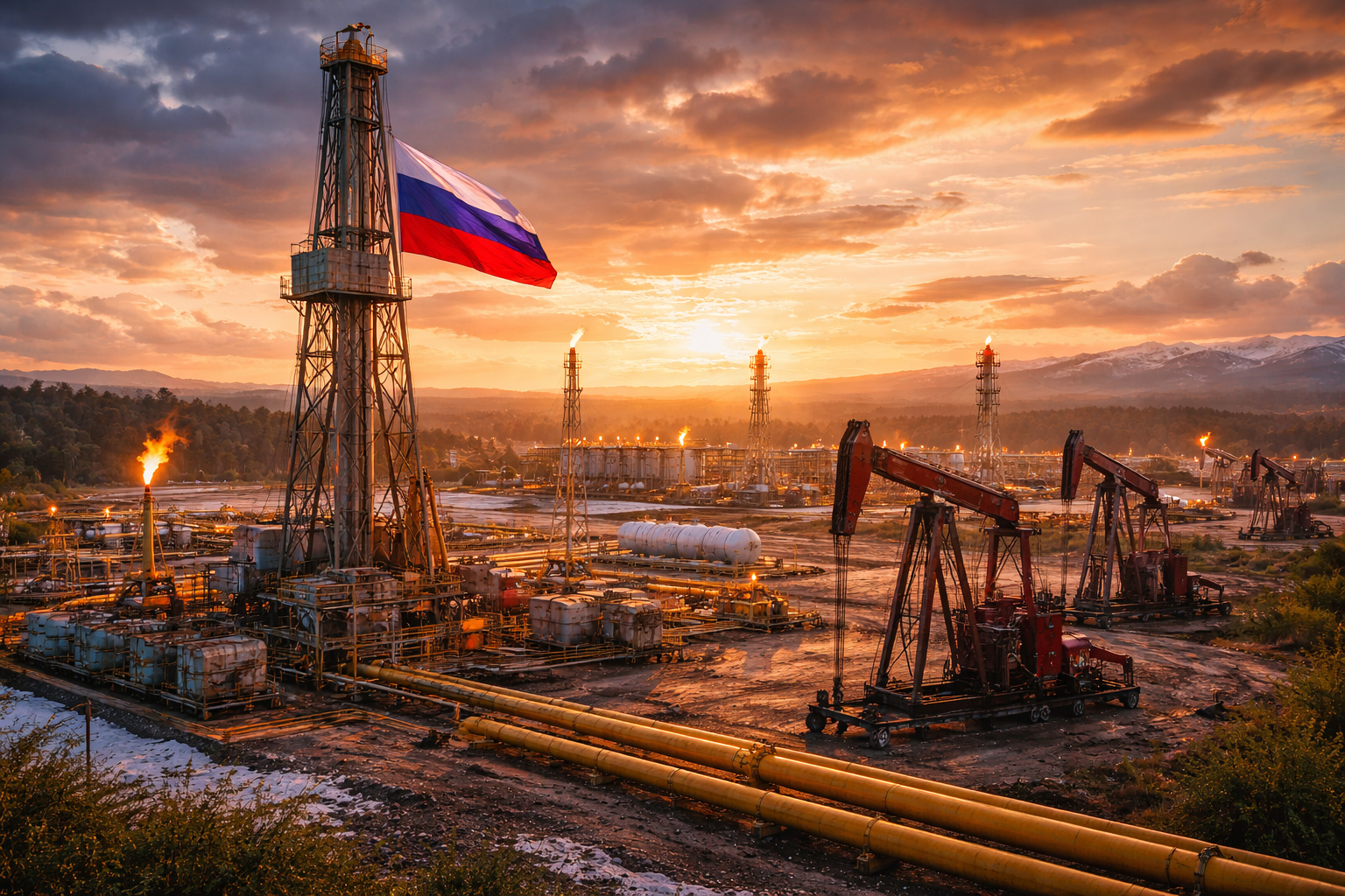 Petróleo russo projeta crescimento moderado em 2026