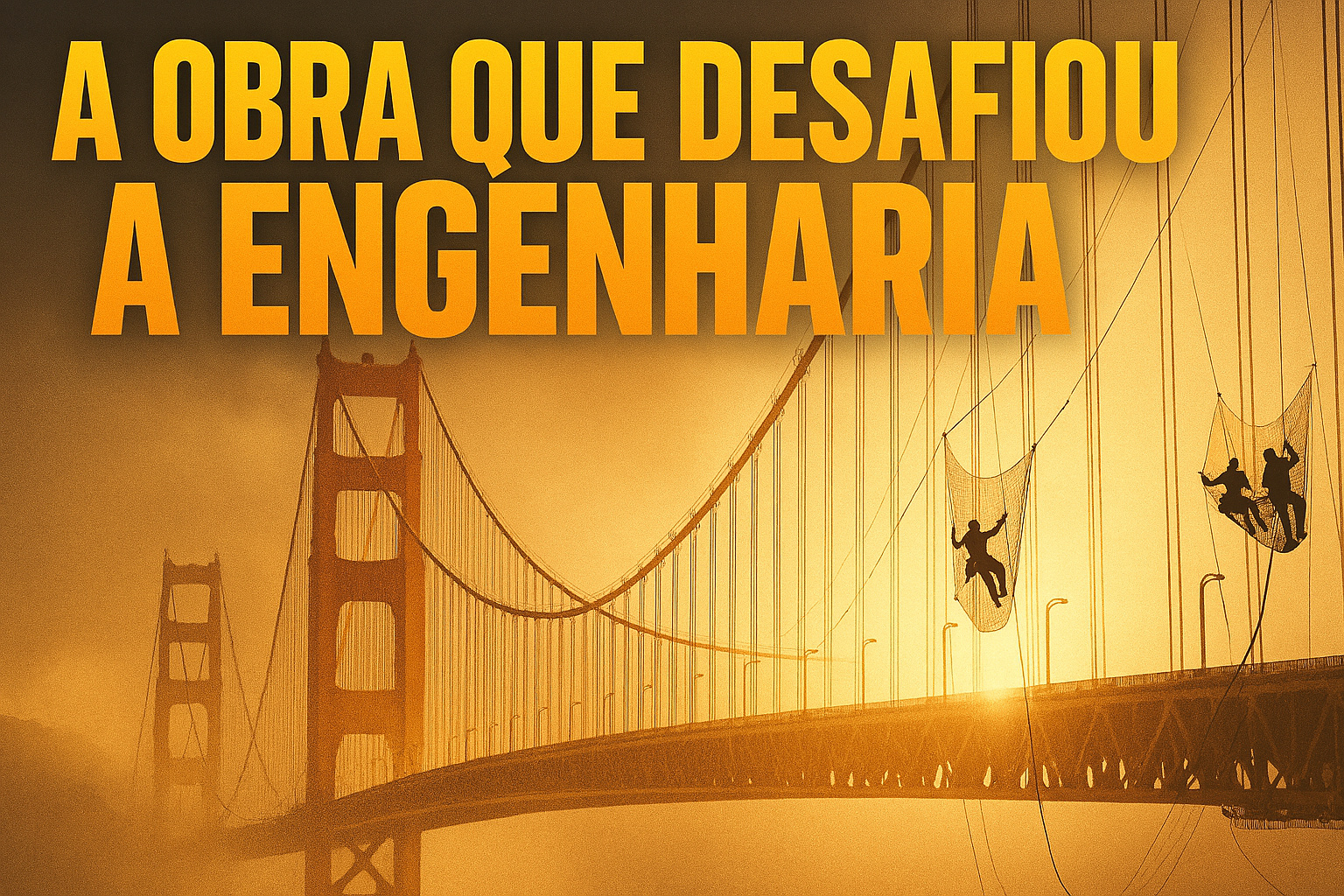 Com torres de 227 metros, 128 mil km de cabos de aço e uma pintura original feita à mão com tinta de chumbo enquanto operários trabalhavam pendurados em redes gigantes, a Golden Gate se tornou um dos feitos mais extraordinários da engenharia do século XX