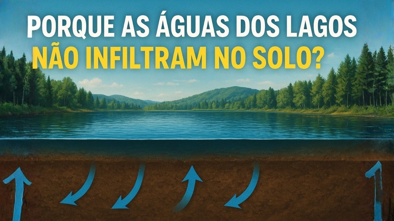Por que os lagos não desaparecem A ciência revela como a natureza cria barreiras impermeáveis que mantêm a água no lugar por milhões de anos
