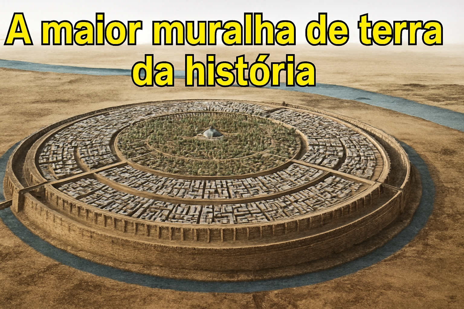 Pouca gente sabe, mas a maior muralha de terra compactada da história soma cerca de 16.000 km e foi construída na África há mais de 1.000 anos