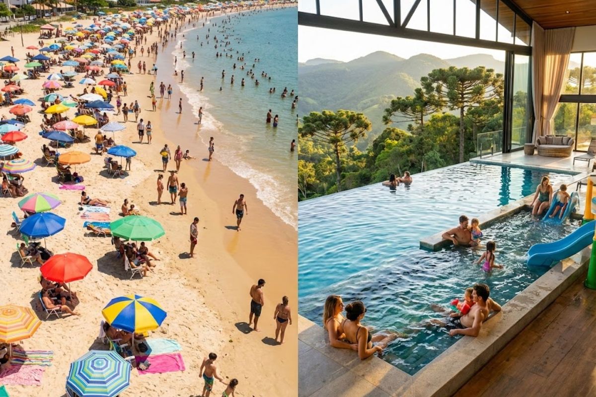 Hotéis no interior de Santa Catarina atraem famílias e casais nas férias de verão, com resort familiar e hotel fazenda cheios de lazer e conforto.