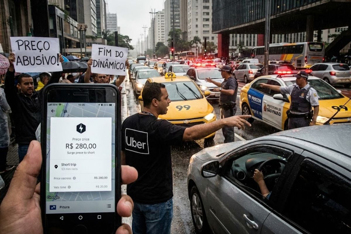 Uber e 99: Prefeitura de São Paulo aciona Procon Paulistano e cobra corridas com preços dinâmicos quase triplicados; empresas têm 10 dias.