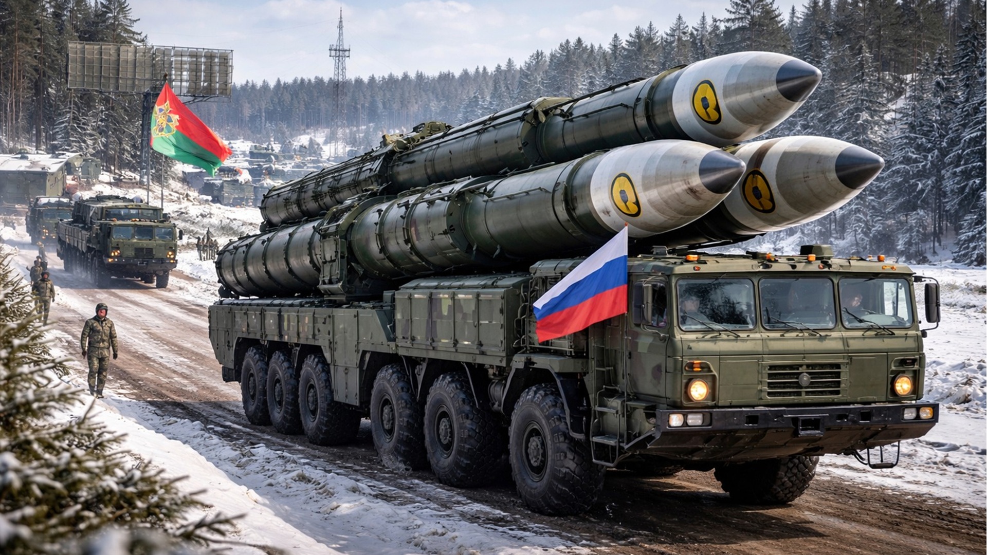 Rússia envia mísseis nucleares à Bielorrússia após alegar ataque com drones, elevando tensões militares e preocupações na Europa.