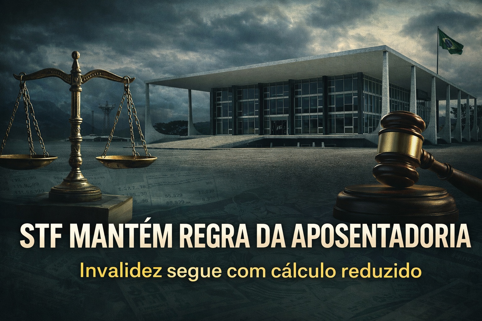 STF "bate o martelo", valida regra da Reforma da Previdência e confirma que aposentadoria por invalidez seguirá com valor reduzido, mesmo após incapacidade permanente