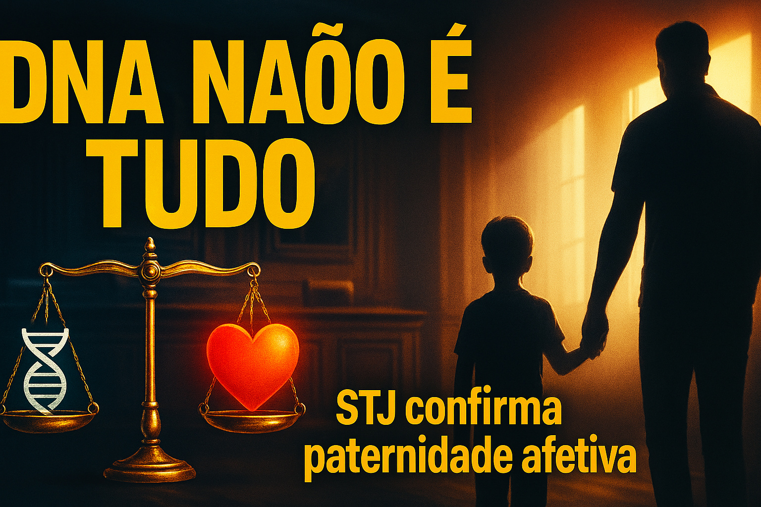 STJ confirma que DNA não é tudo: mesmo com exame negativo, pai continua no registro quando há vínculo afetivo; decisão muda herança, pensão e direitos familiares no Brasil