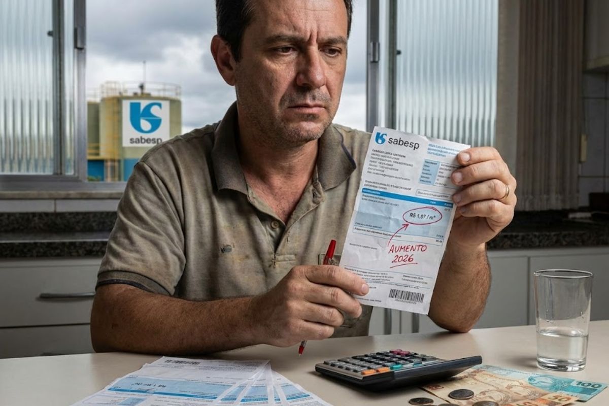 Sabesp terá reajuste autorizado pela Arsesp em 2026; tarifa de água e conta residencial sobem com aumento médio previsto nas novas tarifas.