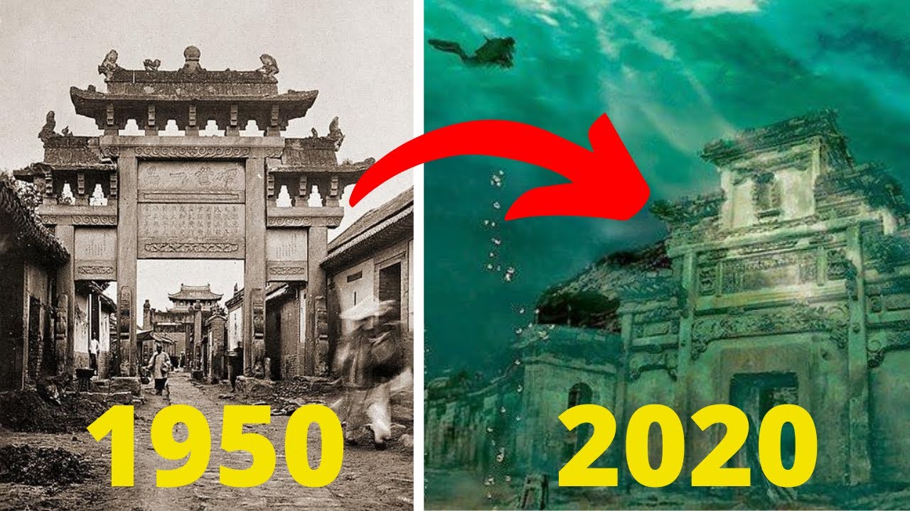 Submersa há 1.300 anos e escondida sob 40 metros de água, a Cidade do Leão na China surpreende arqueólogos ao revelar ruas inteiras, templos e portões preservados como se tivessem sido construídos ontem