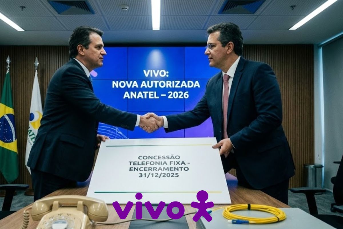 Vivo encerra concessão telefone fixo, passa a atuar com Anatel, investe em fibra óptica e é cobrada pelo Procon por falhas de serviço.