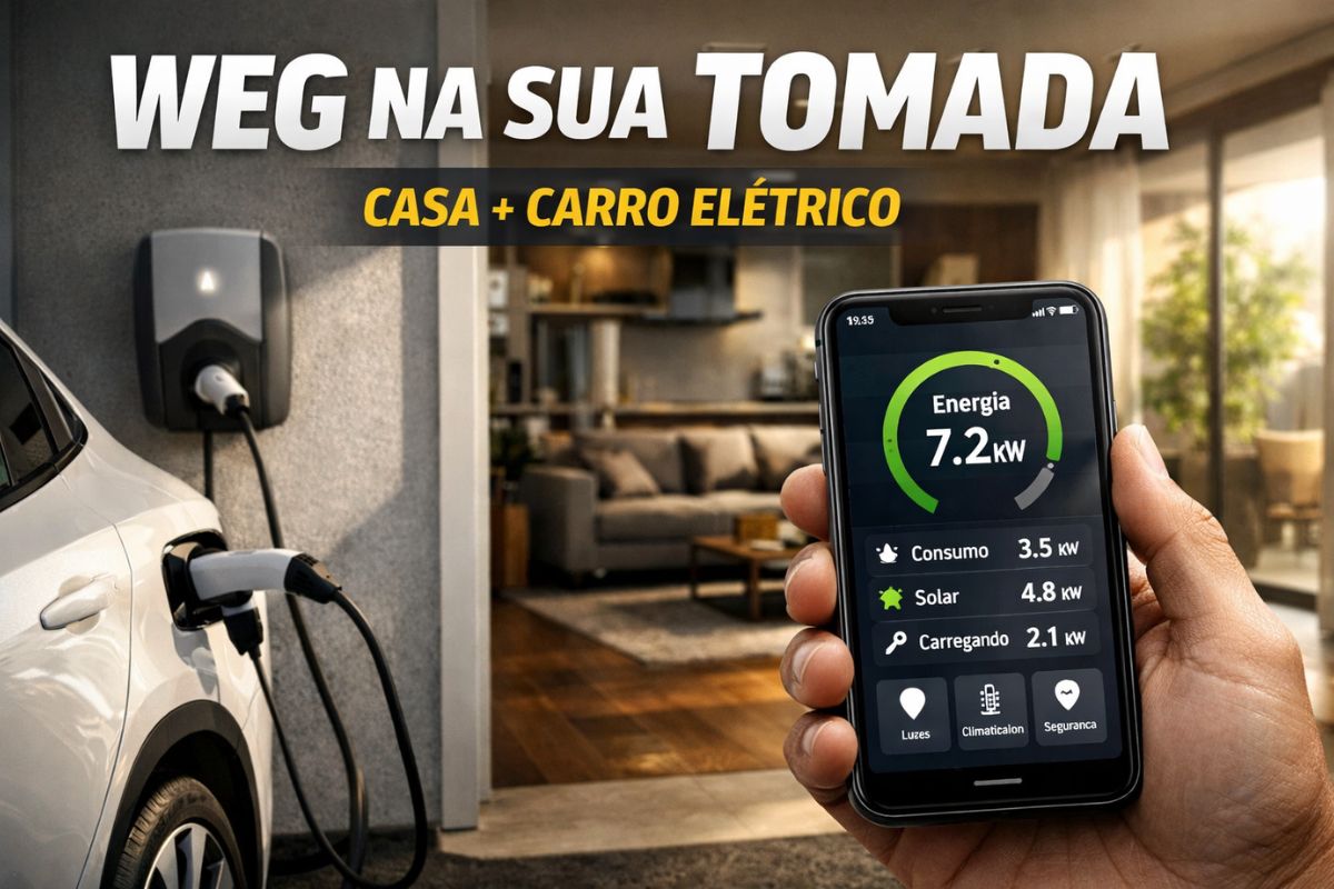WEG aposta em energia, carro elétrico, smart home e recarga para sair dos bastidores e entrar na casa do brasileiro com soluções conectadas e inovadoras.