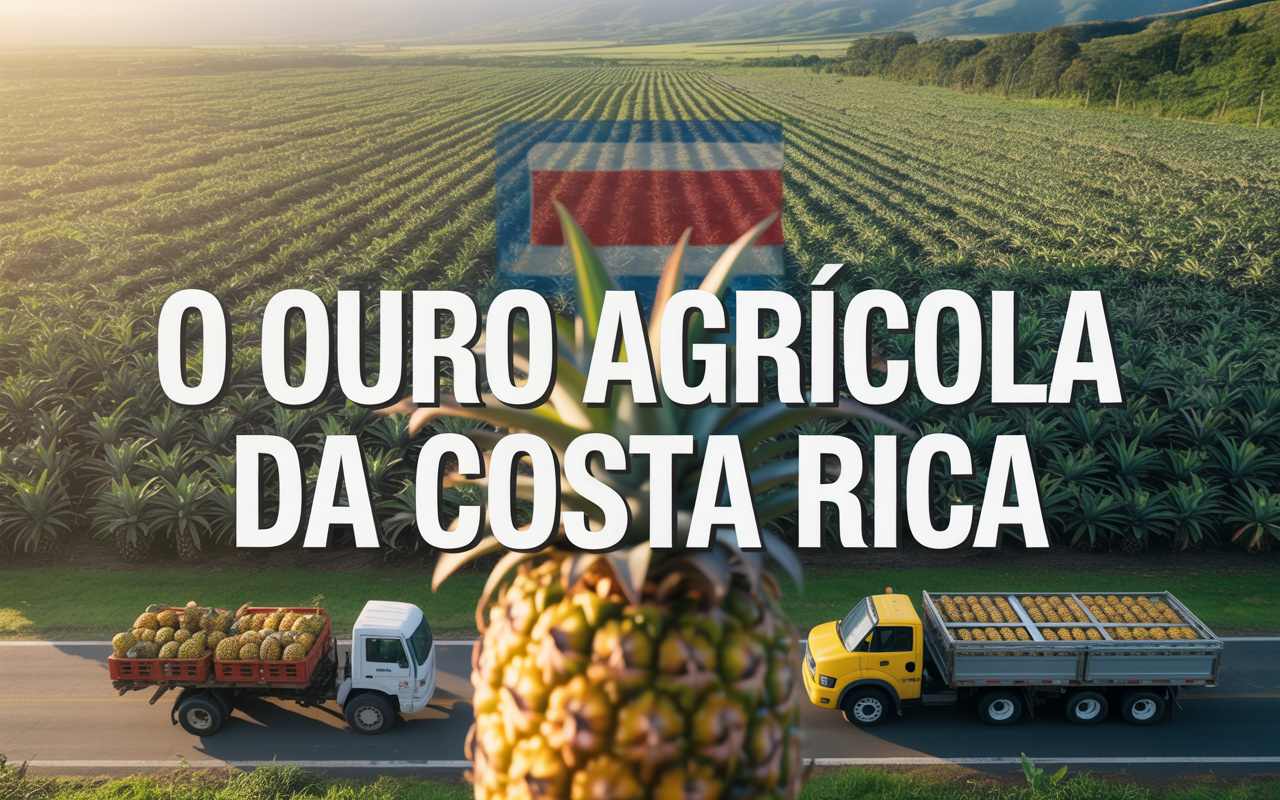 Com mais de 2 milhões de toneladas por ano e domínio total das exportações globais, a Costa Rica transformou o abacaxi em seu “ouro agrícola” e se tornou a líder absoluta no mercado mundial da fruta premium