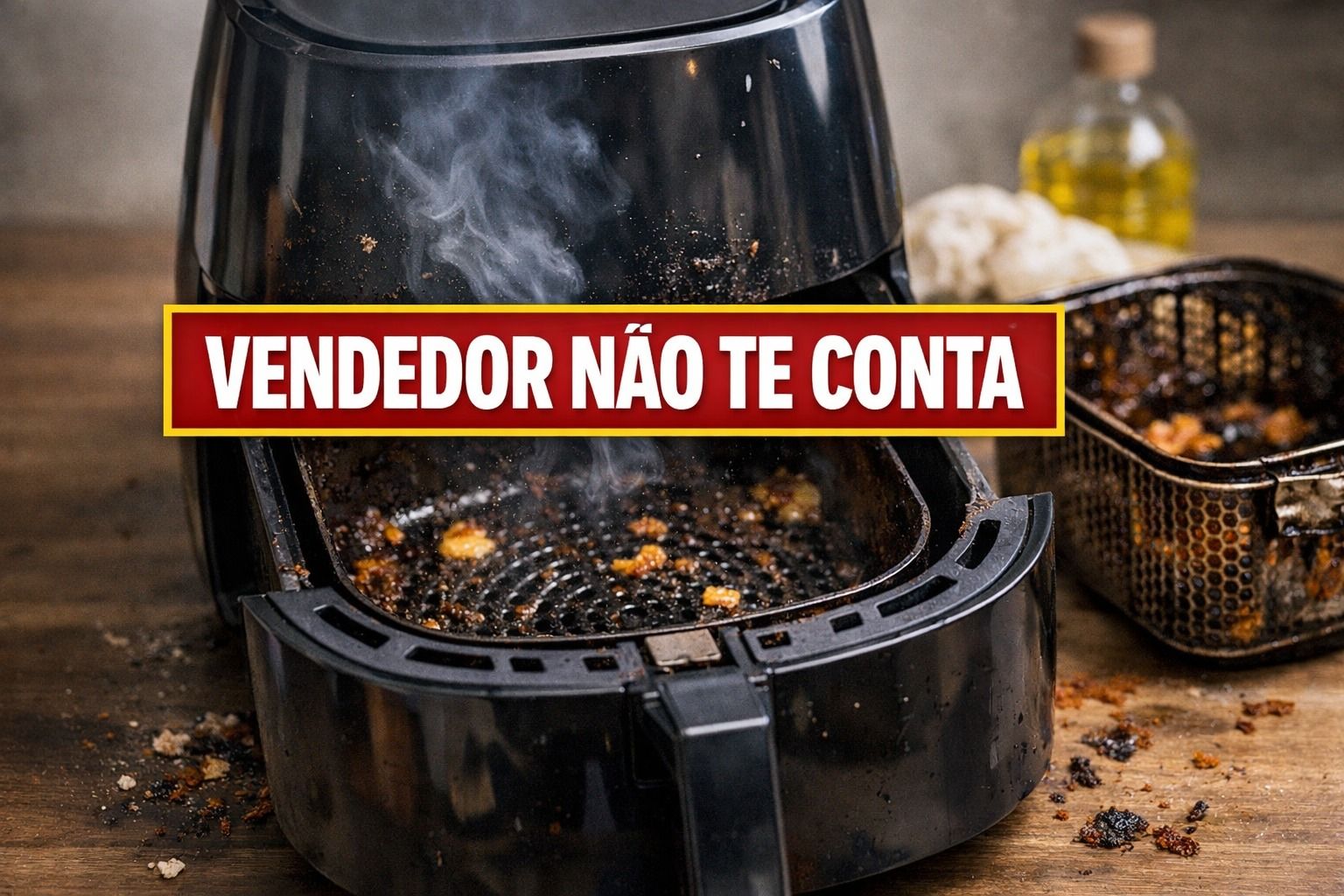 Desvantagens da air fryer que o vendedor não te conta incluem consumo alto, pouca capacidade, limpeza difícil, ruído constante e preparo irregular.