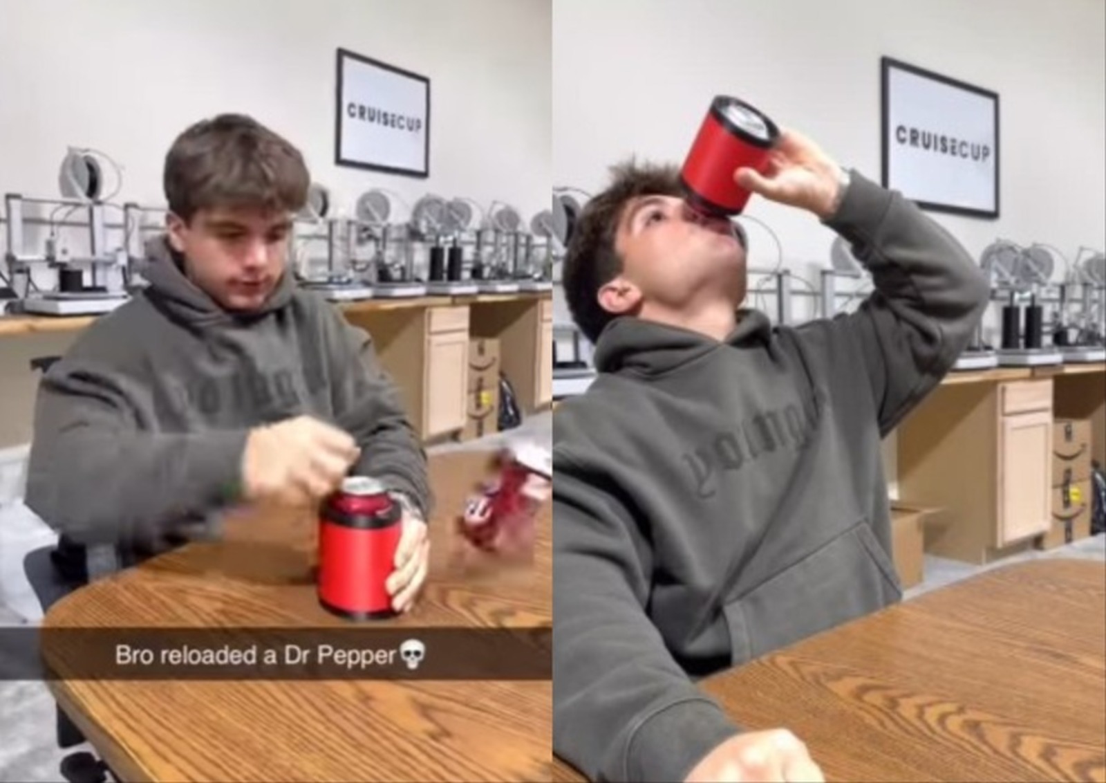 Empresa, Impressora 3D, Copos, Adolescente