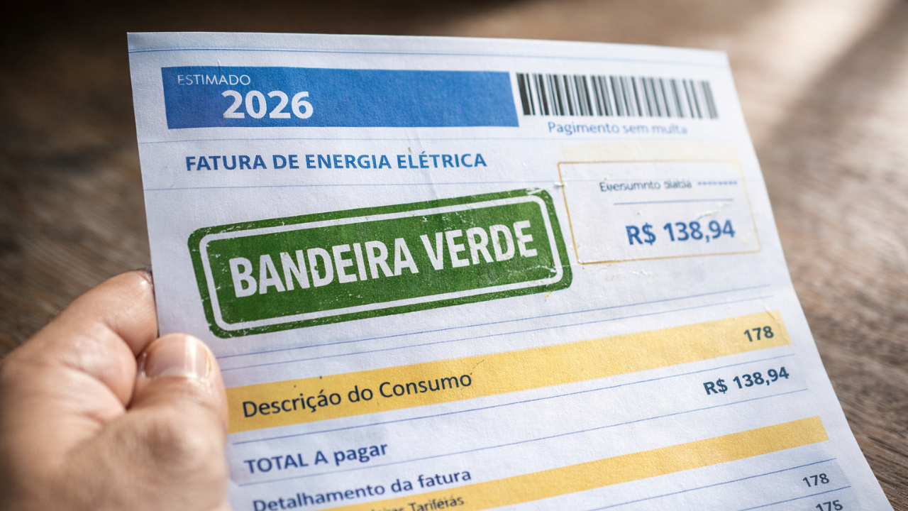 Bandeira verde é acionada em janeiro de 2026, encerrando ciclo de custos adicionais na conta de luz e trazendo alívio aos consumidores de energia em todo o Brasil.