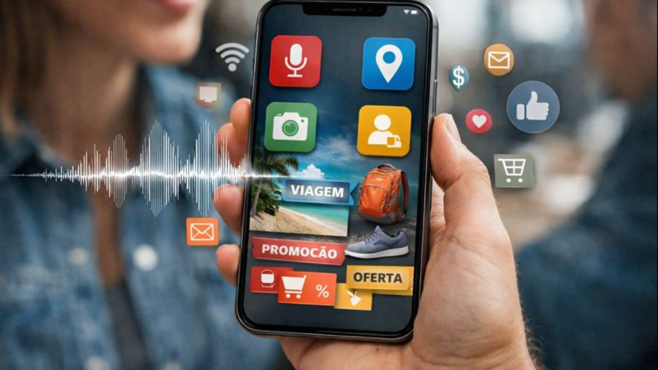 Entenda se o celular escuta conversas, como funciona a coleta de dados e por que anúncios direcionados surgem no seu dia a dia.
