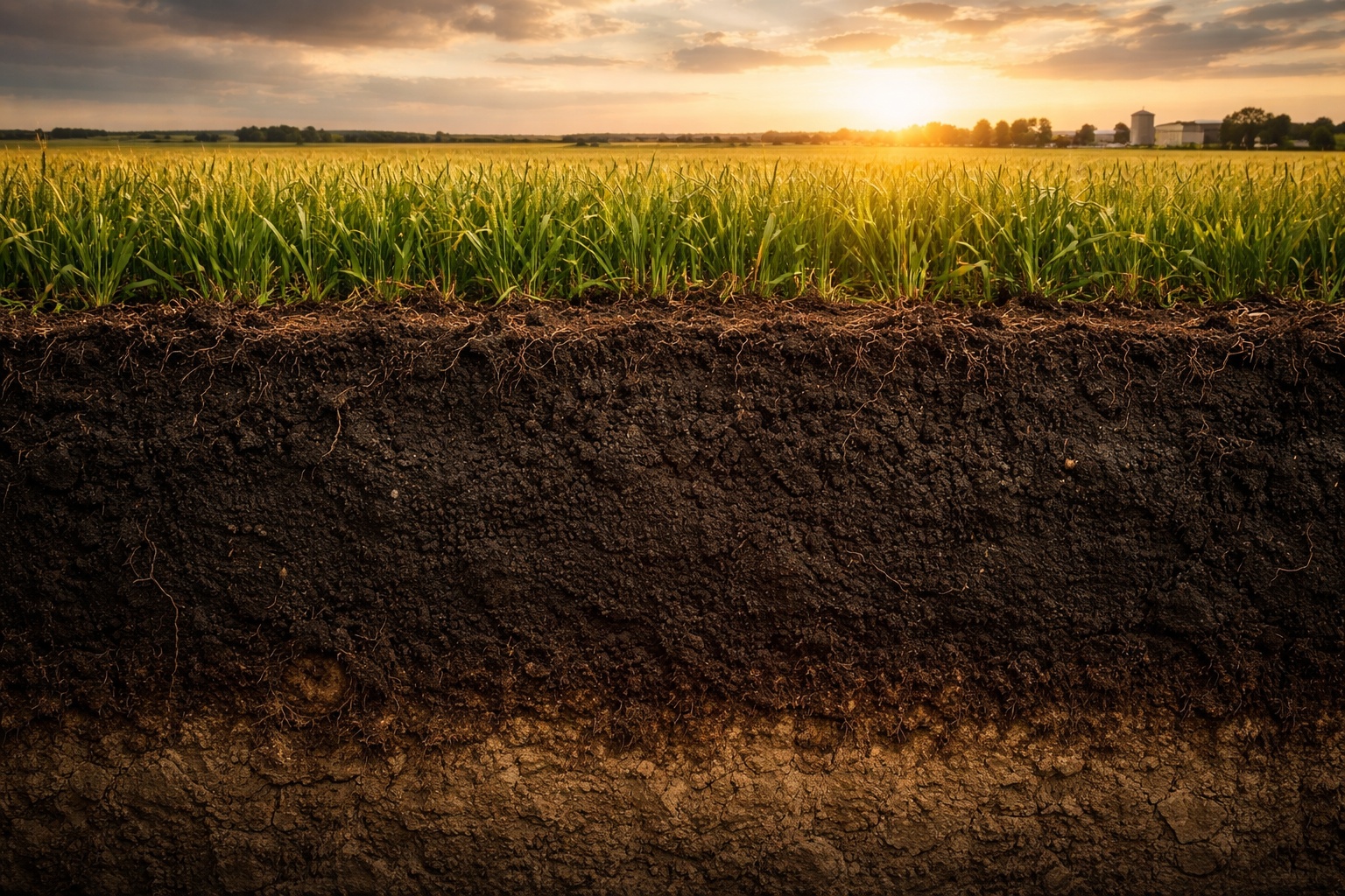 Conhecido como o solo mais fértil do mundo, o “ouro negro da agricultura” possui camadas de até 1 metro de chernozem rico em húmus
