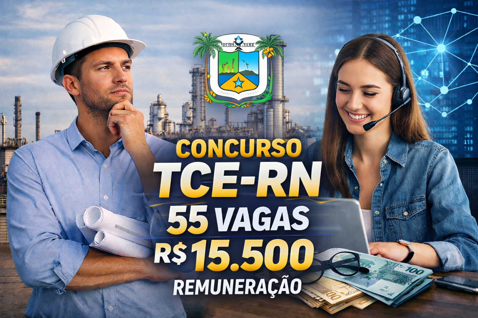 Empregos no Brasil: órgão estadual abre 55 vagas com salários de até R$ 15,5 mil