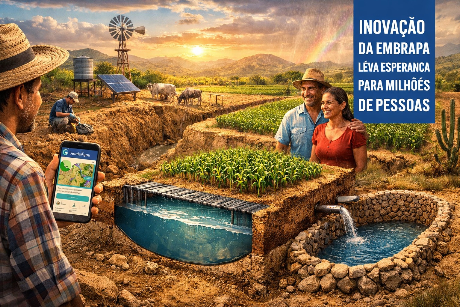 Aplicativo, GrandeÁgua, Embrapa, Barragens