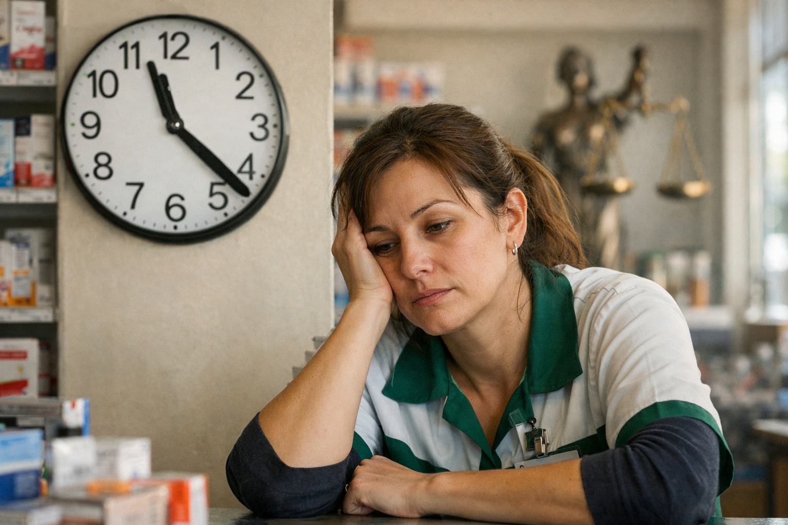 Mulher trabalhadora em domingo simbolizando decisão judicial sobre descanso dominical quinzenal previsto na CLT