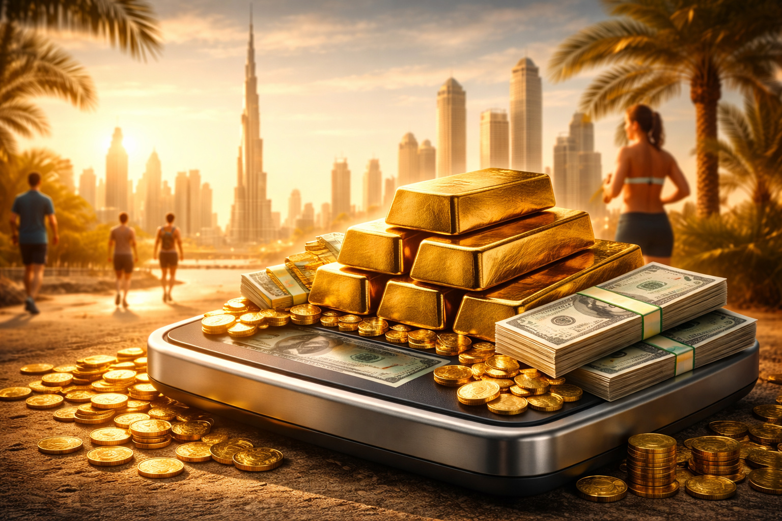 Dubai paga em ouro e dinheiro para quem emagrece: desafios de saúde transformam perda de peso em prêmio e mudam hábitos da população; Conheça o “Your Weight in Gold”