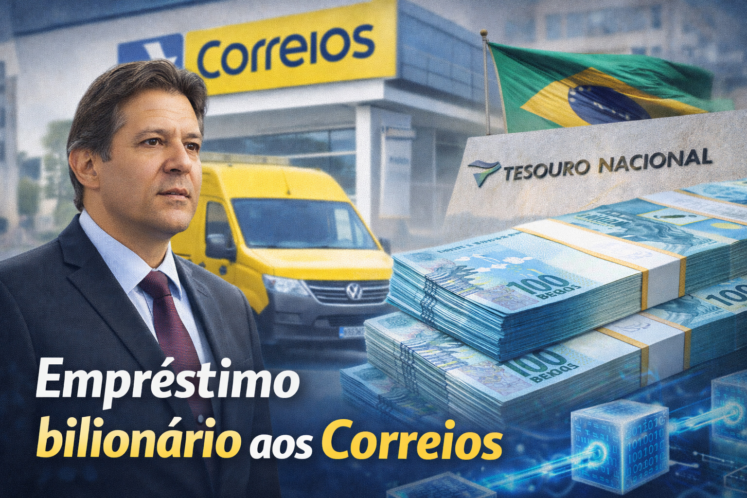Tesouro Nacional autoriza empréstimo bilionário aos Correios em meio à crise financeira