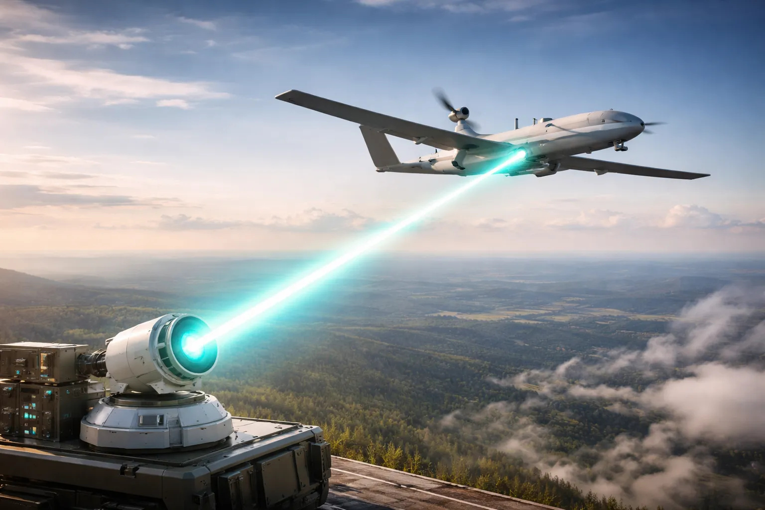 Tecnologia de laser da PowerLight permite recarga de drones em pleno voo, alcança 5.000 pés de altitude e prepara testes integrados previstos para 2026.