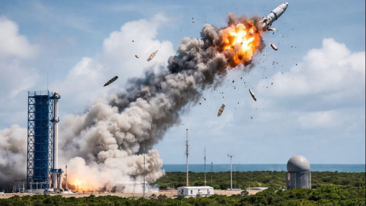 Explosão em Alcântara marca falha no voo do foguete HANBIT-Nano e levanta novos desafios para o programa espacial brasileiro.