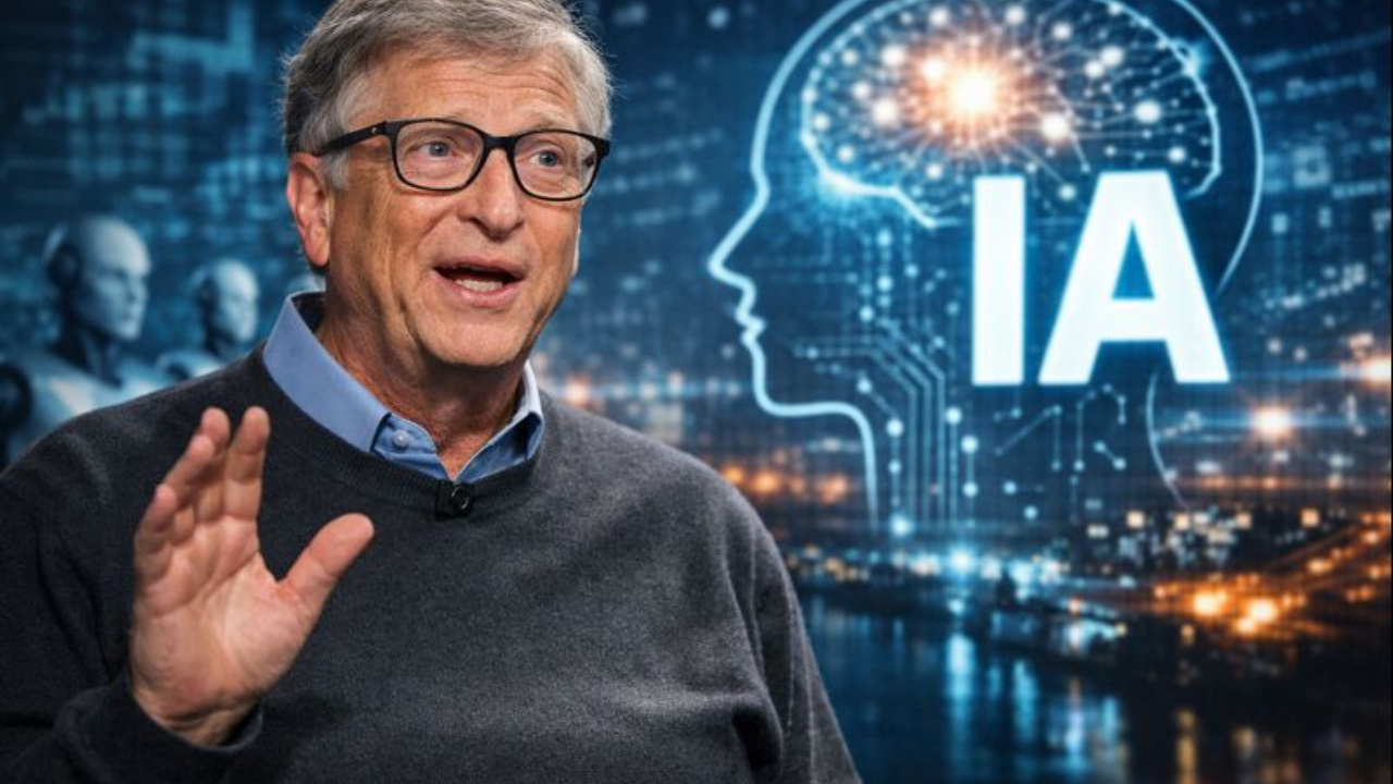 Segundo Bill Gates, o impacto da IA será profundo e pode substituir grande parte do trabalho humano nos próximos 10 anos.