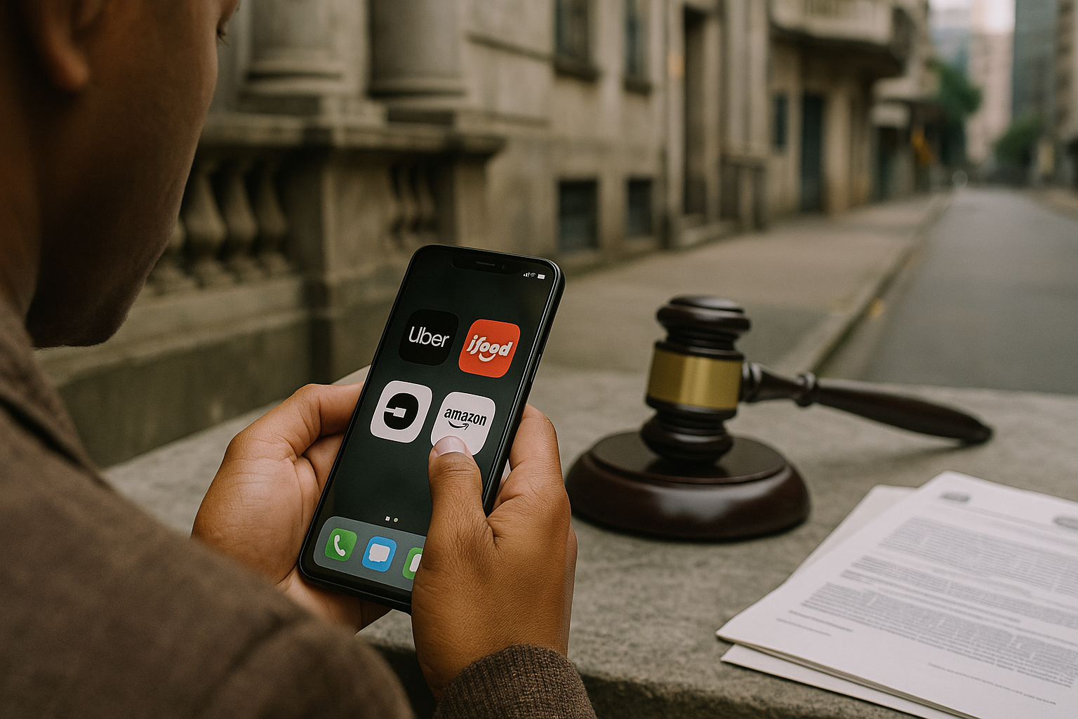 Justiça determina que aplicativos como Uber, iFood e Amazon forneçam dados de devedores em processos judiciais