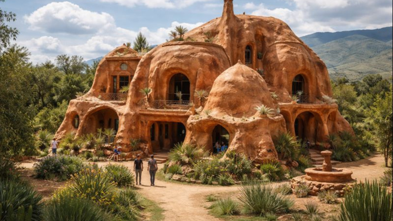 Casa Terracota Colômbia une arte, sustentabilidade e construção com barro em uma das obras mais curiosas do mundo.