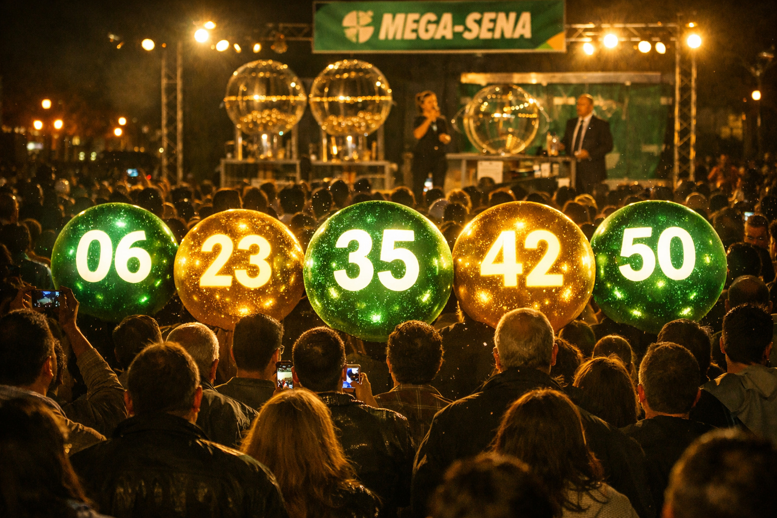 sorteio da Mega da Virada 2025 com prêmio de R$ 1 bilhão