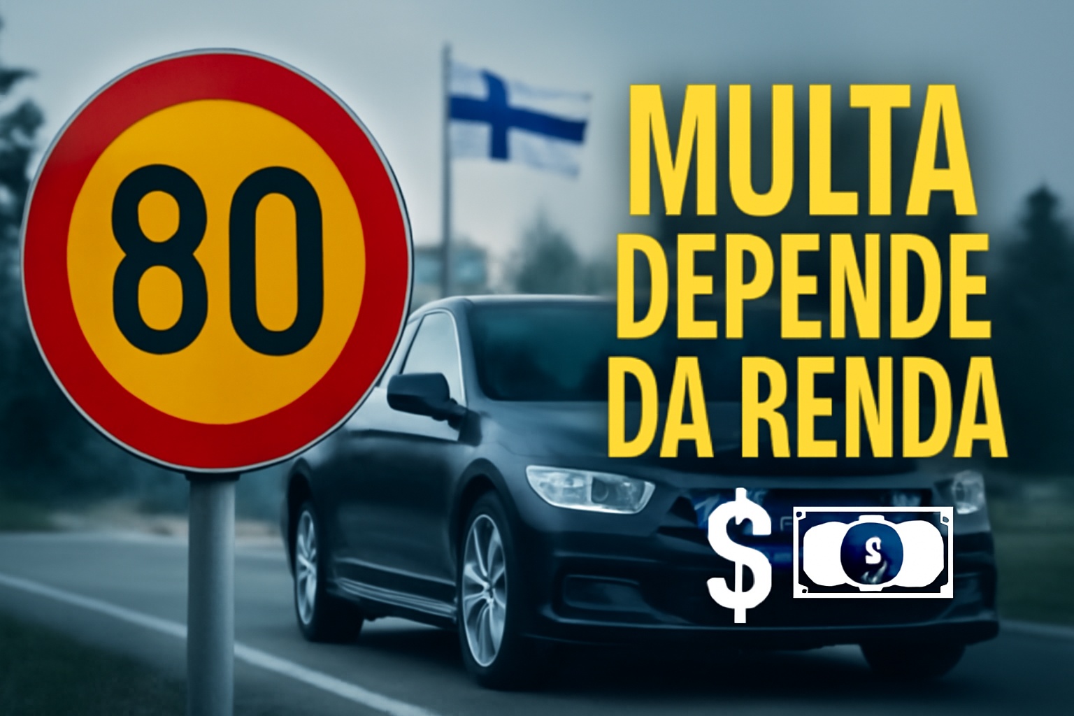 Na Finlândia, multas de trânsito não têm valor fixo: elas são calculadas com base na renda do motorista, e milionários já pagaram mais de US$ 140 mil por uma única infração de velocidade