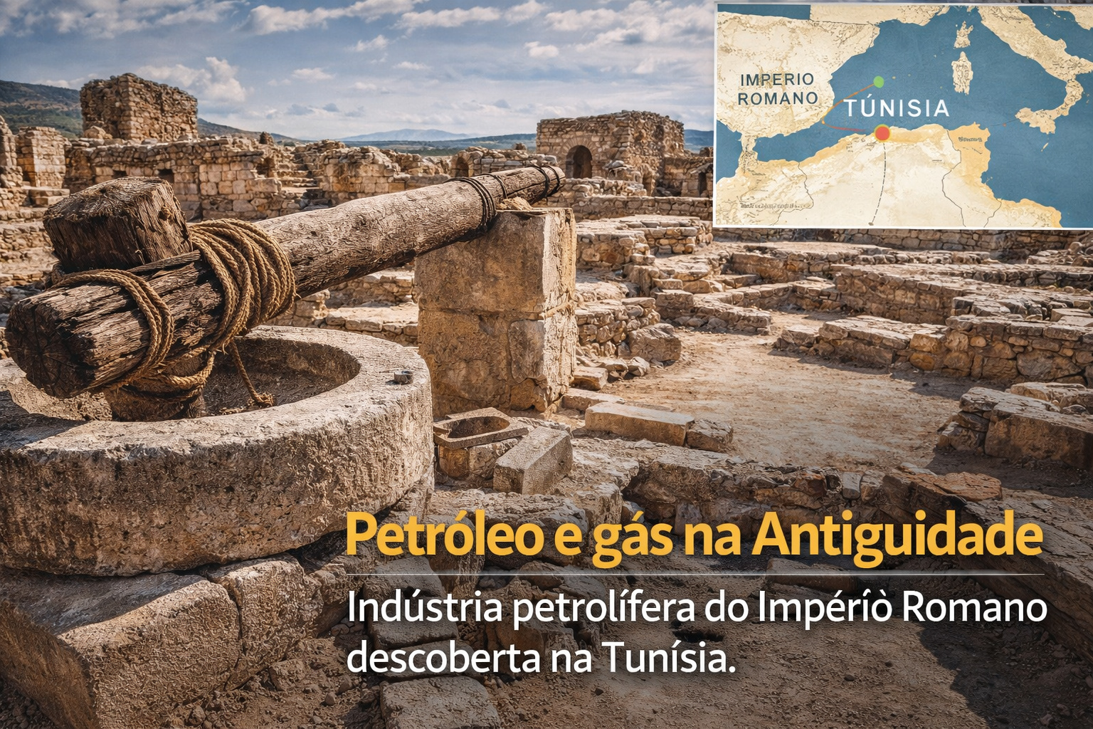 Petróleo e gás na Antiguidade: descoberta revela megaindústria petrolífera do Império Romano
