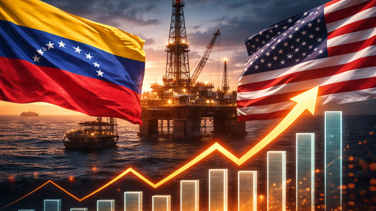 Petróleo registra forte alta no mercado internacional após decisão de Donald Trump de bloquear petroleiros sancionados da Venezuela, em meio a estoques menores nos EUA e incertezas globais.