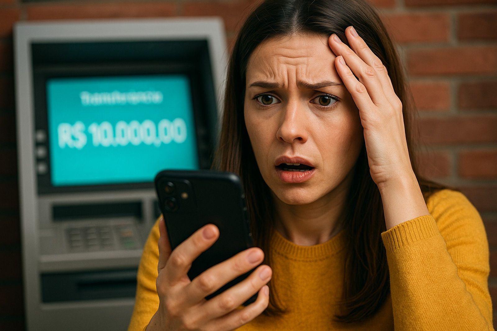 Mulher perde R$ 10 mil em pix errado e enfrenta recusa na devolução, levando o caso para investigação por apropriação indébita