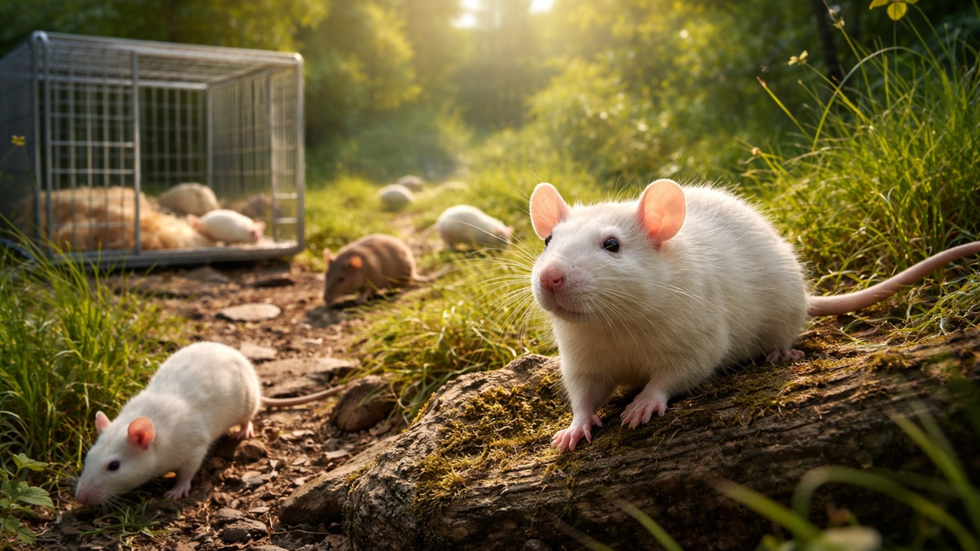 Estudo da Cornell aponta que contato com a natureza reduz ansiedade em ratos, questionando métodos de testes em laboratório.