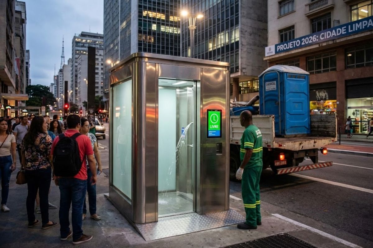 Banheiros autolimpantes em Belo Horizonte reforçam infraestrutura urbana, elevam higiene no centro e substituem modelos antigos com cabines gratuitas e automatizadas.