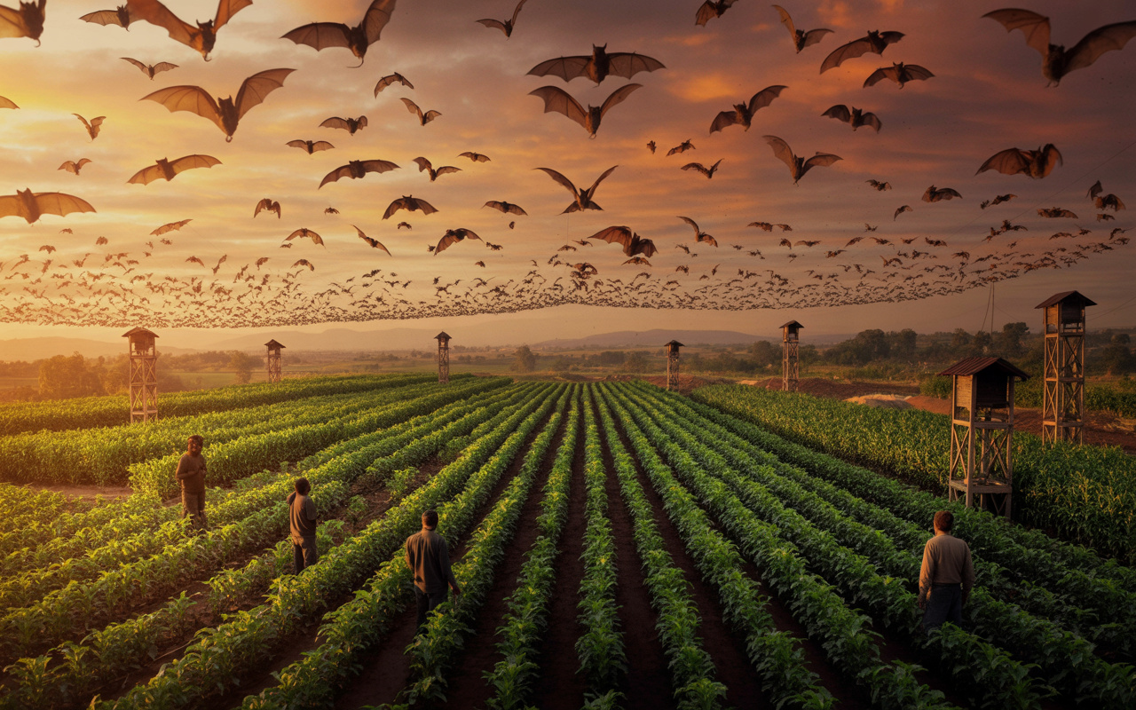 Agricultores ao redor do mundo apostaram em morcegos para conter pragas agrícolas devastadoras, enfrentaram medo sanitário, viraram alvo de críticas e agora começam a ver a natureza reequilibrar as lavouras